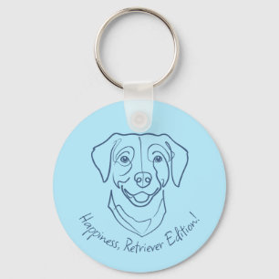 Labrador Retriever. Happiness, Retriever Edition! Key Ring