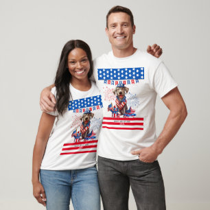 Labrador Retriever Happy 4Th Of July Independence T-Shirt