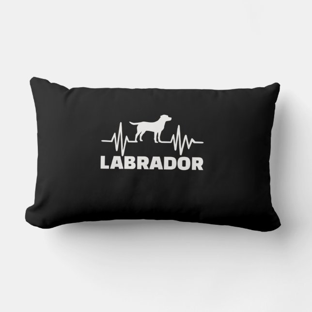 Labrador Retriever Heartbeat Lumbar Cushion (Front)