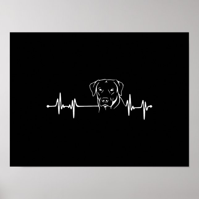 Labrador Retriever - Heartbeat Poster (Front)
