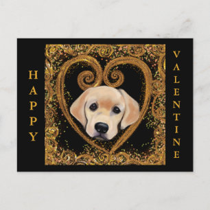 Labrador Retriever Holiday Postcard