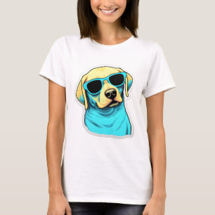 Labrador Retriever in Cool Sunglasses Classic T-Sh T-Shirt
