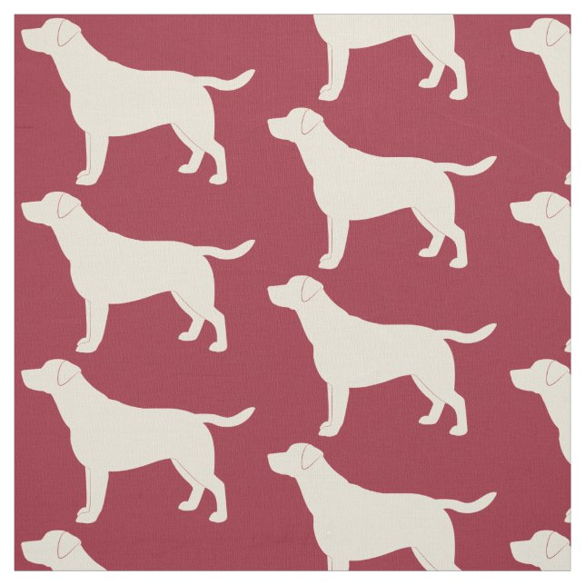 Labrador Retriever in Silhouette Fabric (Swatch)