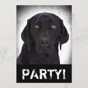Labrador Retriever Invitation