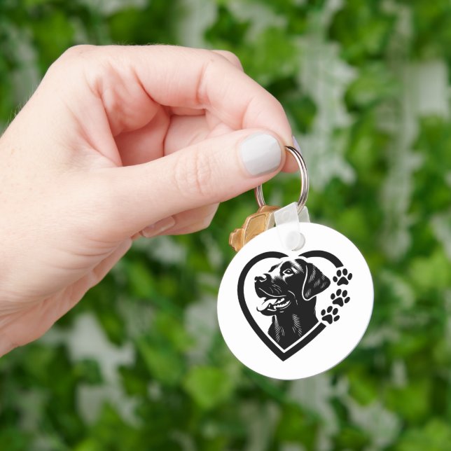 Labrador Retriever  Key Ring (Hand)