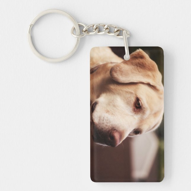 Labrador Retriever Key Ring (Front)