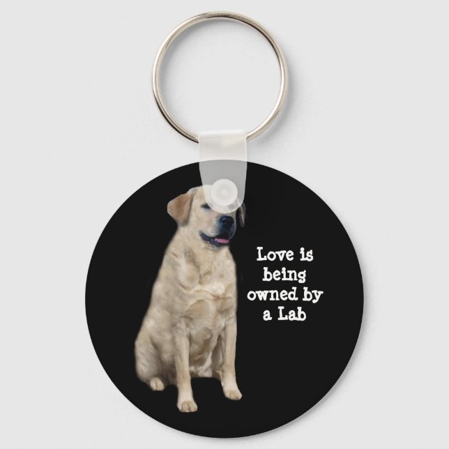 Labrador Retriever Keychain (Front)
