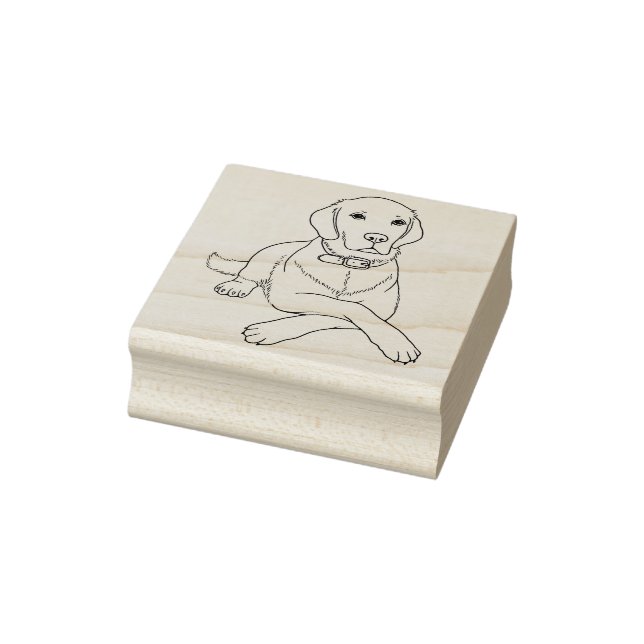Labrador Retriever Lab Dog Rubber Stamp (Stamp)
