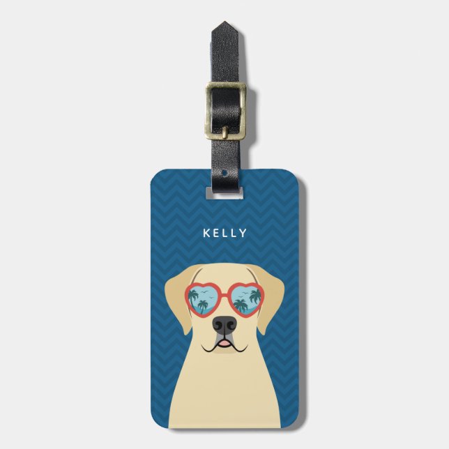 Labrador Retriever Luggage Tags (Front Vertical)