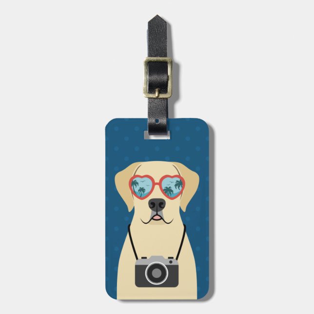 Labrador Retriever Luggage Tags (Front Vertical)