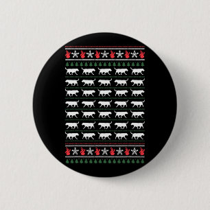 Labrador Retriever Merry Christmas Ugly Sweater Do 6 Cm Round Badge