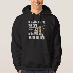 Labrador Retriever Military Working Dog Adoption Hoodie