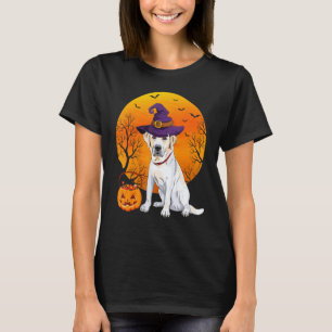 Labrador Retriever Moon Halloween Witch Hat Dog Ow T-Shirt