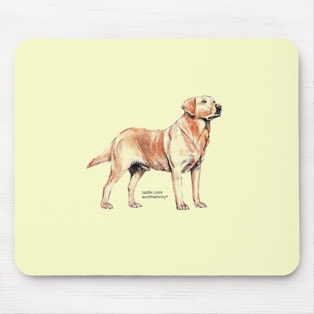 Labrador Retriever Mouse Pad (Front)