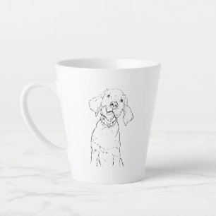 Labrador Retriever Mug, Ink Dog Mom Coffee Cup