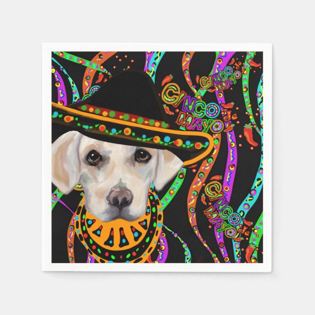 Labrador Retriever     Napkin (Front)