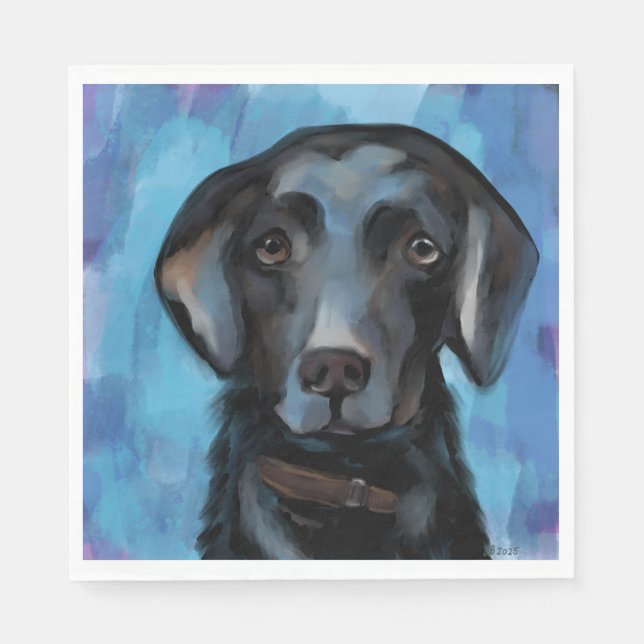Labrador Retriever  Napkin (Front)