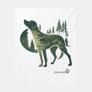 Labrador Retriever - nature for dog lovers. Give L Fleece Blanket