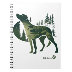 Labrador Retriever - nature for dog lovers. Give L Notebook