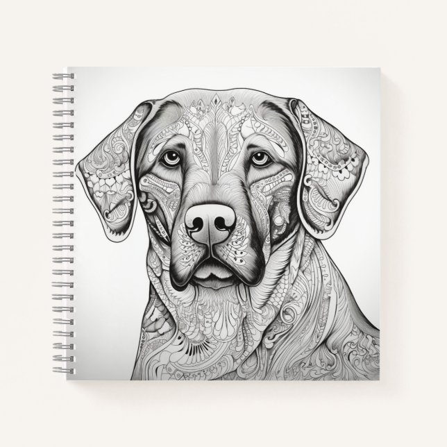 Labrador Retriever Notebook (Front)