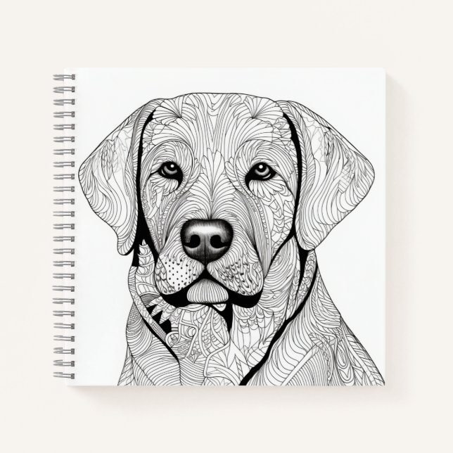 Labrador Retriever Notebook (Front)