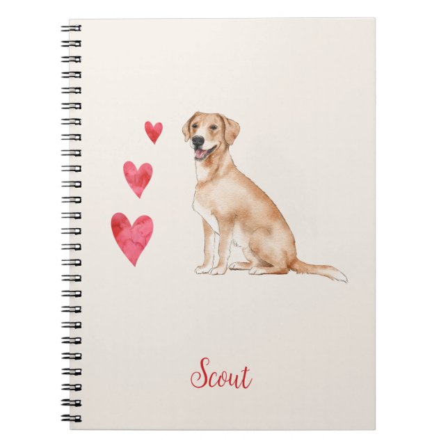 Labrador Retriever Notebook (Front)