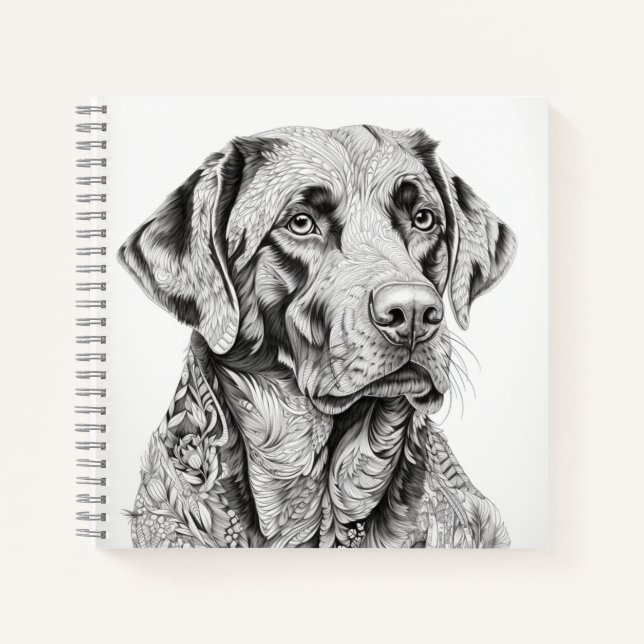 Labrador Retriever Notebook (Front)