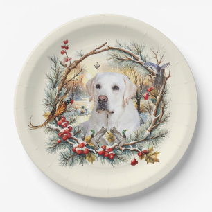 Labrador Retriever Paper Plate