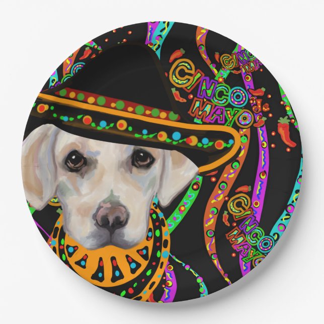 Labrador Retriever     Paper Plate (Front)