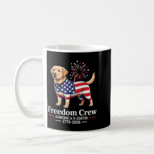 Labrador Retriever Patriotic Dog Dom Crew Coffee Mug