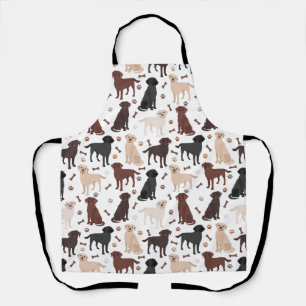 Labrador Retriever Paws and Bones Apron