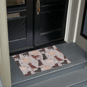 Labrador Retriever Paws and Bones Doormat
