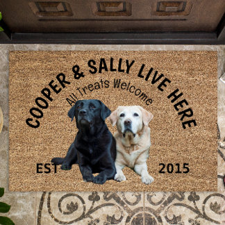 Labrador Retriever Personalised Dog Lover  Doormat