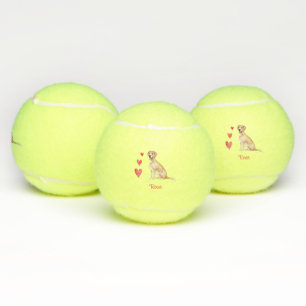 Labrador Retriever Personalised Dog Tennis Balls