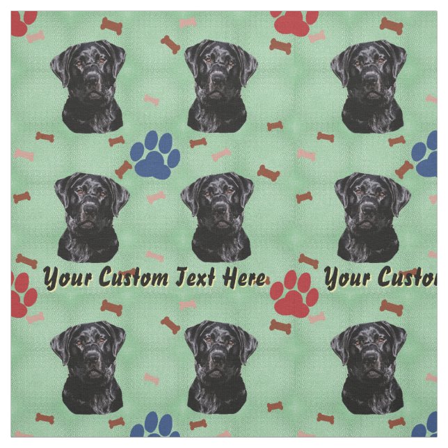 Labrador Retriever - Personalised Fabric (Swatch)