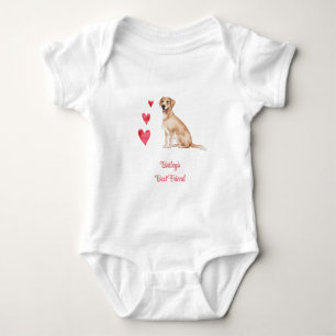 Labrador Retriever Personalized Best Friend Baby Bodysuit