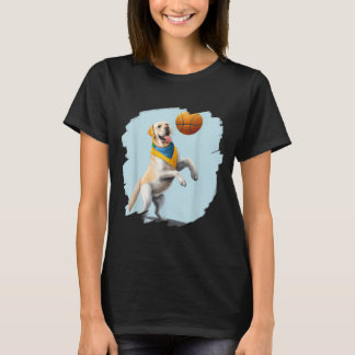 Labrador Retriever Playing Basball Funny Dog T-Shirt