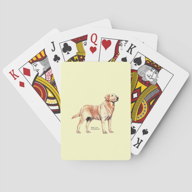 Labrador Retriever Playing Cards (Back)