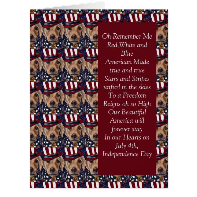 Labrador Retriever Poetry  (Front)