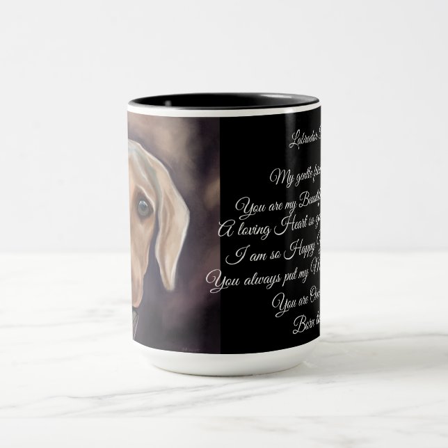 Labrador Retriever Poetry Mug (Center)