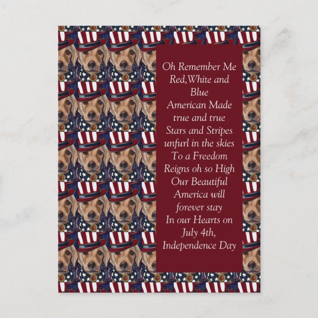 LABRADOR RETRIEVER POETRY  POSTCARD (Front)