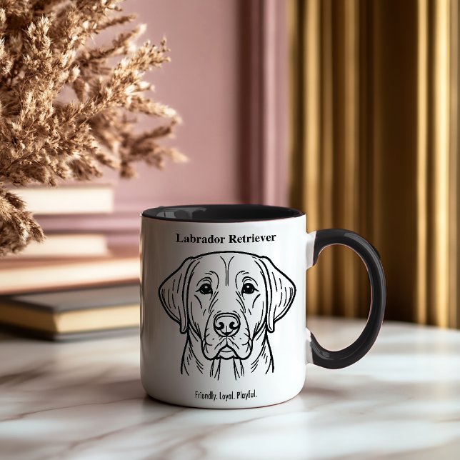 Labrador Retriever Portrait Mug (Creator Uploaded)