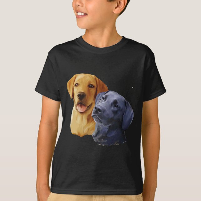 Labrador retriever Portraits T-Shirt (Front)