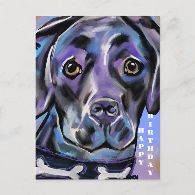 LABRADOR RETRIEVER            POSTCARD (Front)
