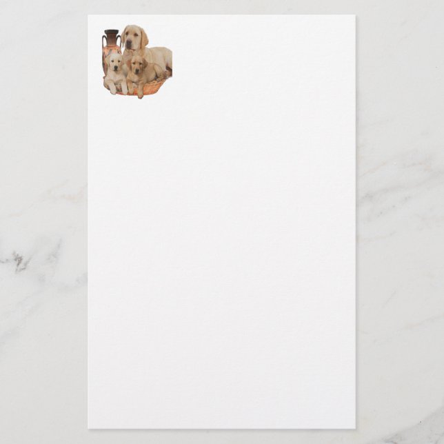 Labrador retriever products stationery (Front)