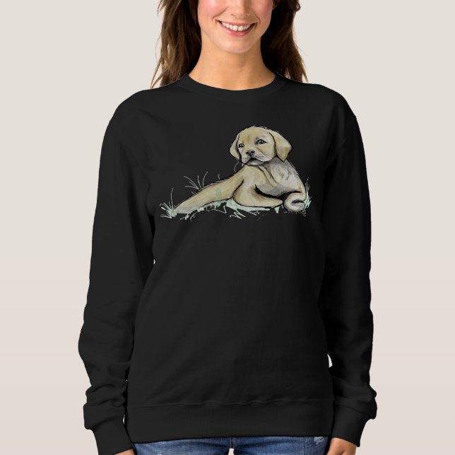 Labrador Retriever Puppy 29 Sweatshirt (Front)