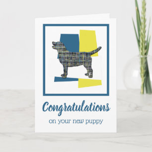 Labrador Retriever Puppy Congratulations Greeting Card