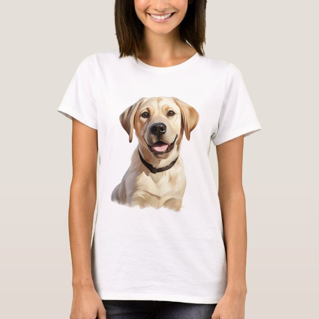 Labrador Retriever Puppy Love T-Shirt (Front)