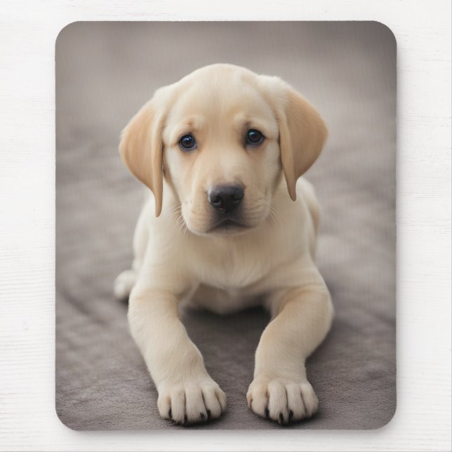 Labrador Retriever Puppy Mouse Pad (Front)
