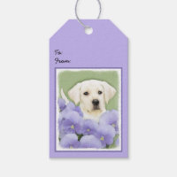 Labrador Retriever Puppy Painting Original Dog Art
